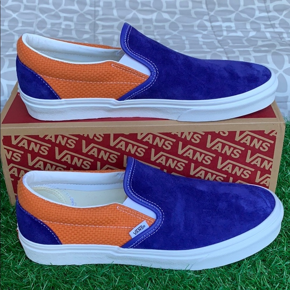 VANS CLASSIC SLIP-ON P&C ROYAL BLUE/APRICOT BUFF M - Picture 4 of 16